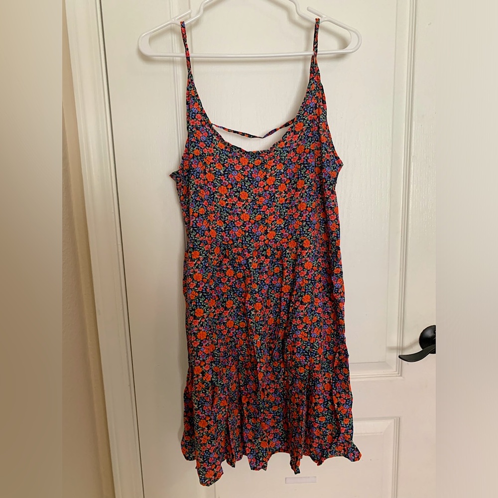 Kulani Kinis Red Floral Baby Doll Mini Dress - Size XXL - Picture 1 of 5